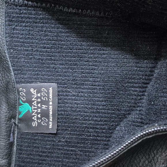 Santana Canada Black Leather Combat Moto Boots. Size EU 40/ US 9-9.5 - Picture 6 of 8